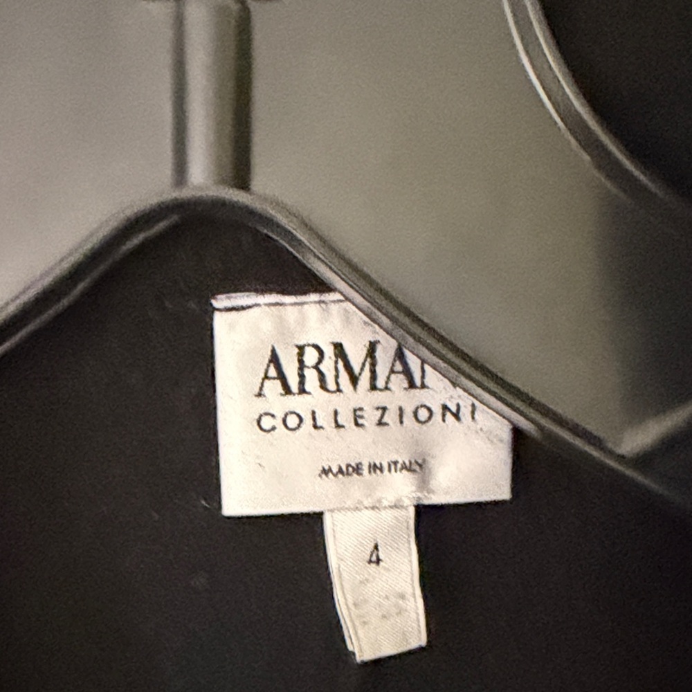 Armani Black Sleeveless Midi Dress with jacket - Picture 10 of 11